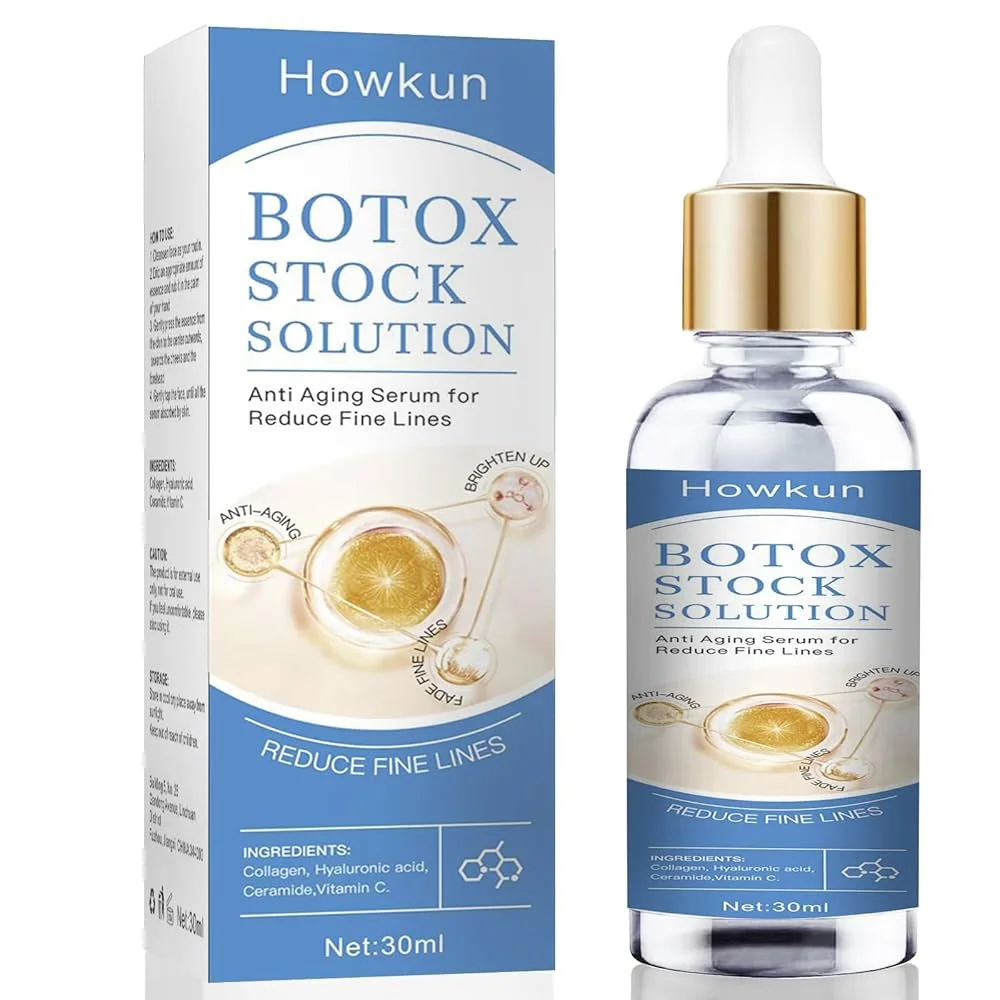 New Howkun Botox Stock Solution Anti Aging Serum 60ml Rejuvenating Cosmetics